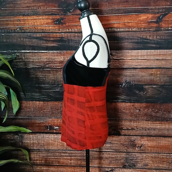 Simply Vera Wang Top M Rayon Cami Adjustable Strap Velvet Trim - Picture 6 of 10